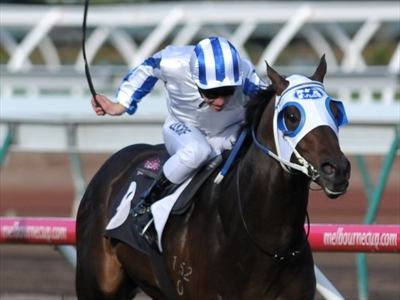Ben Melham rides the Peter Moody trained Dissident