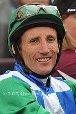 Damien Oliver after winning aboard Walk With Attitude